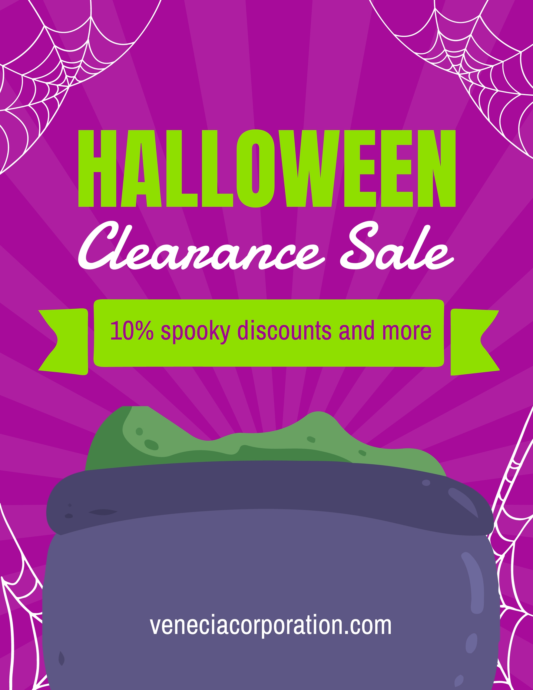 Sale Halloween Flyer