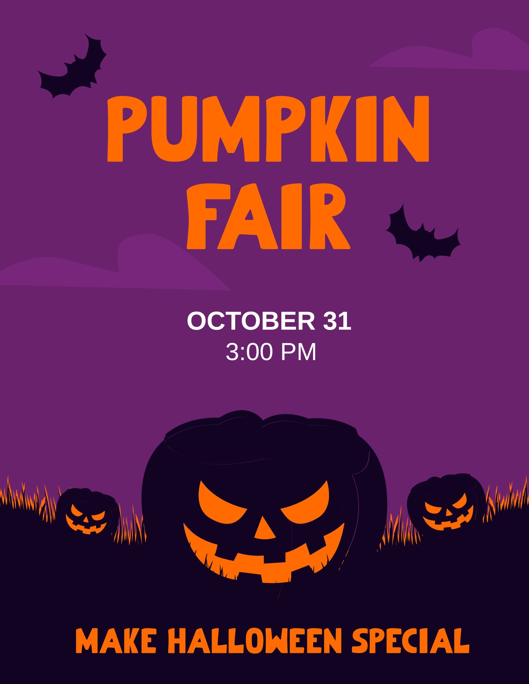 FREE Halloween Flyer Illustrator Template Download