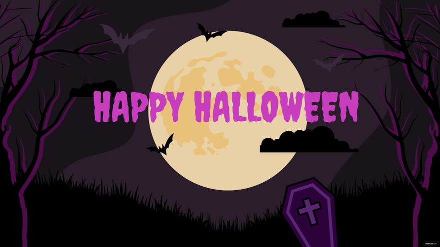 Free Halloween Moon Vector - Download in Illustrator, EPS, SVG