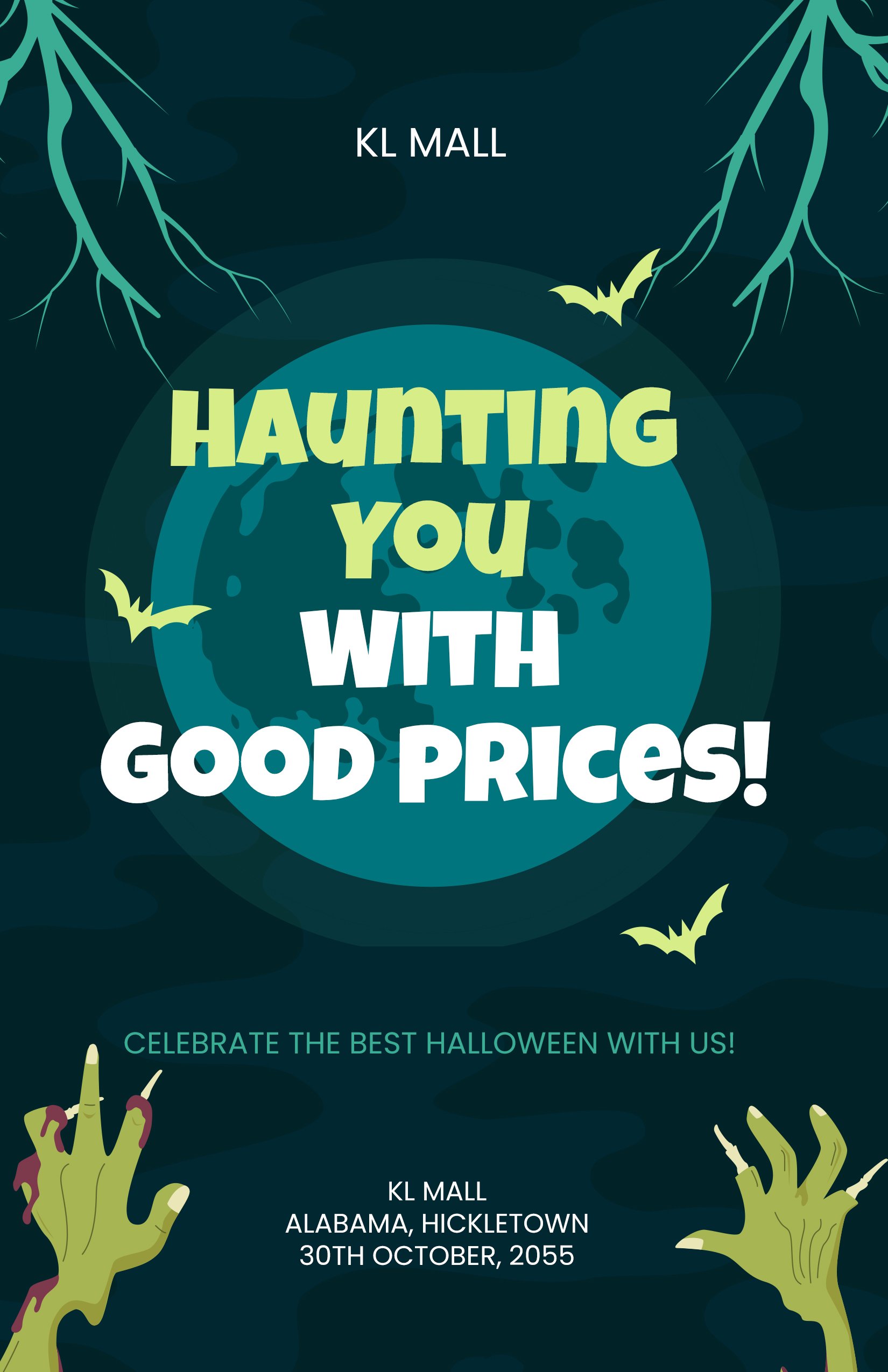 Halloween Advertisement Poster