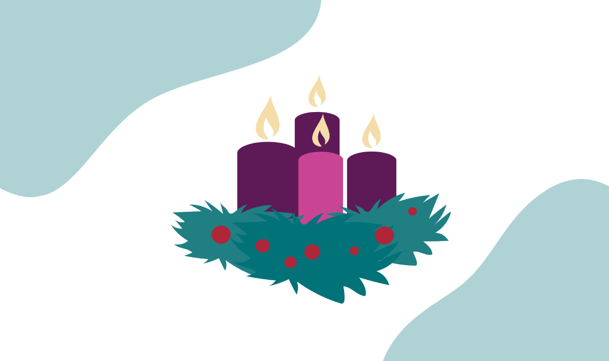 Advent Wallpaper Background Template