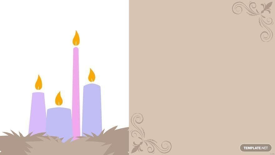 Free Advent Drawing Background