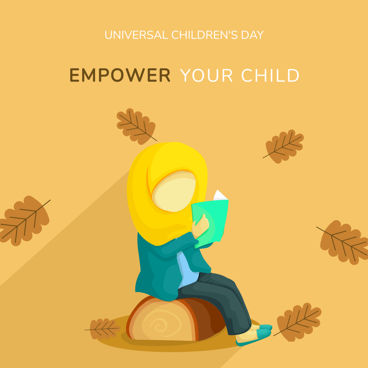 Free Universal Children’s Day Poster Vector Template
