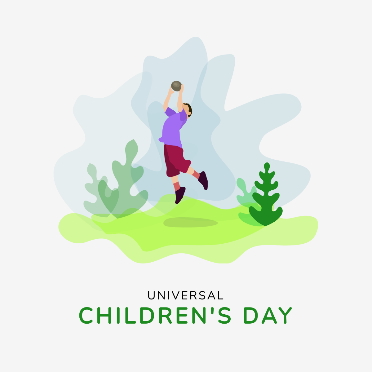 Happy Universal Children’s Day Illustration Template