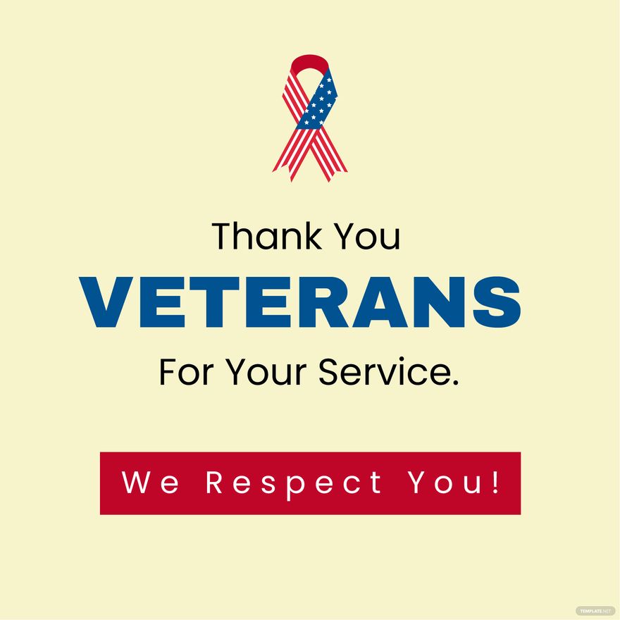 Veterans Day Message Vector
