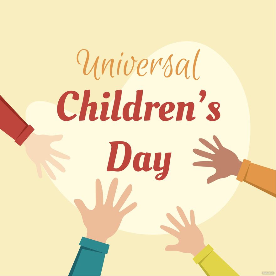 Universal Children’s Day Illustration in Illustrator, PSD, EPS, SVG, JPG, PNG