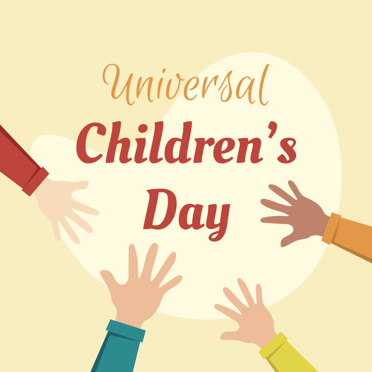 Universal Children’s Day Illustration Template
