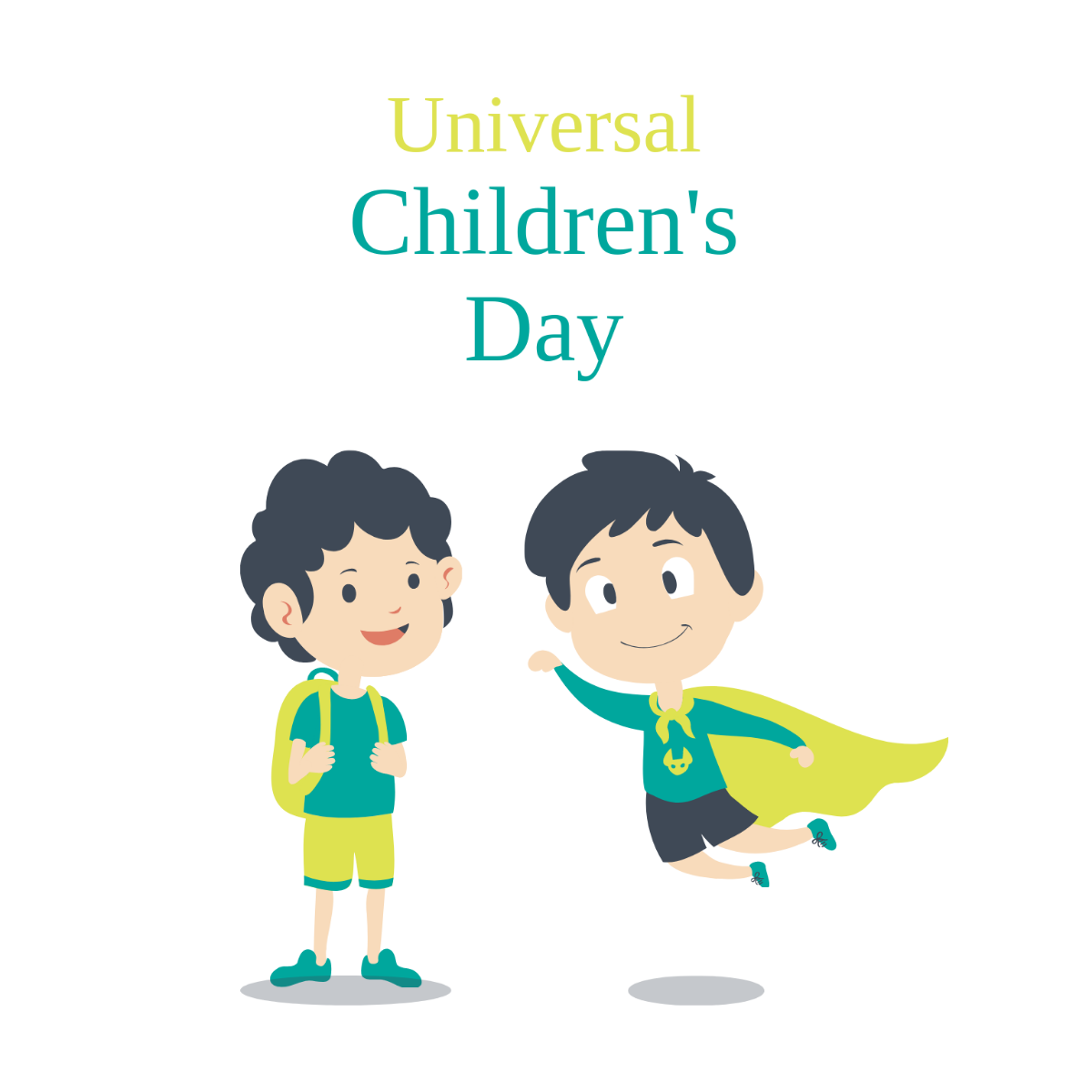 Universal Children’s Day Celebration Vector Template