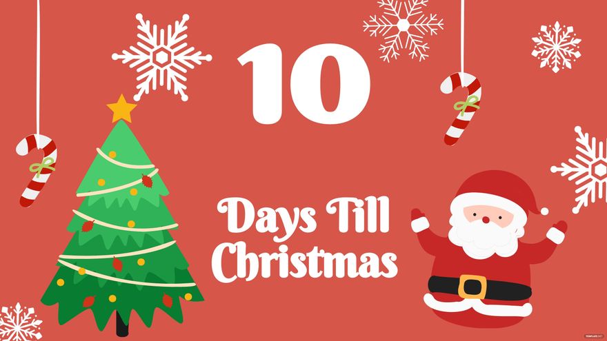 Free Christmas Countdown Background in Illustrator, EPS, SVG, JPG, PNG