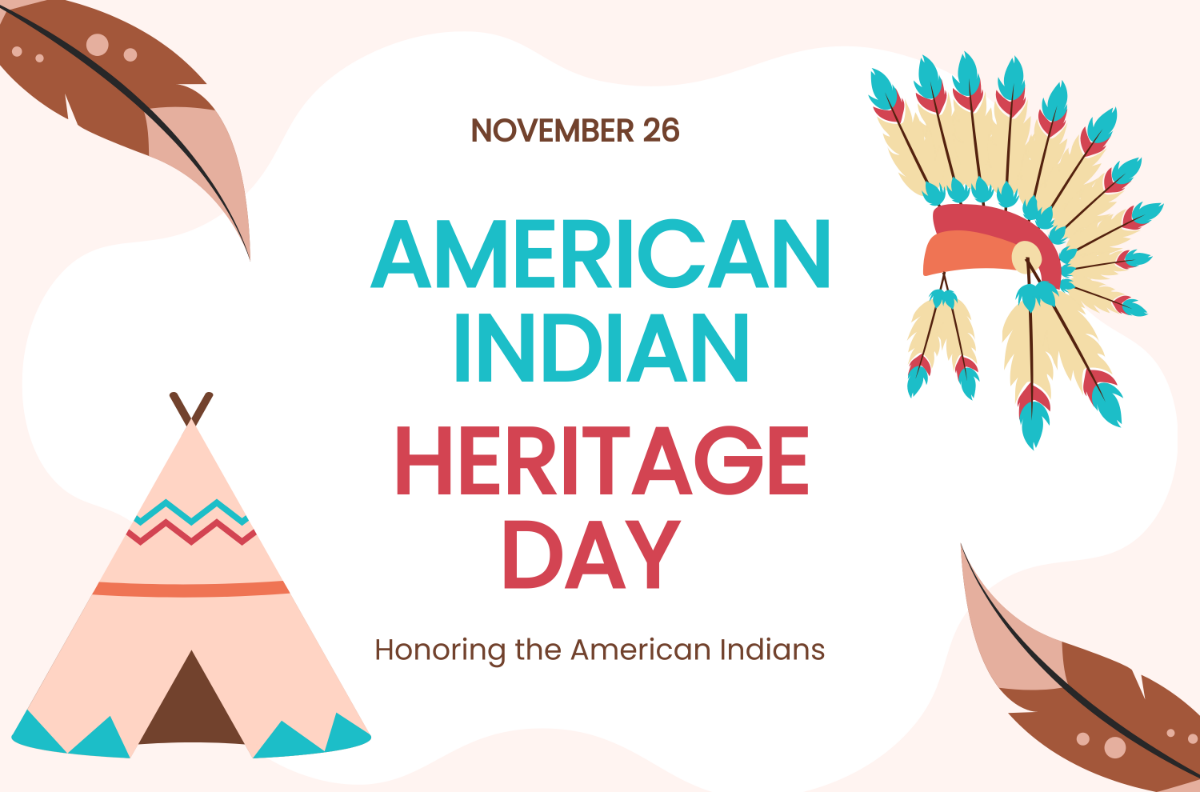 Free American Indian Heritage Day Banner Template
