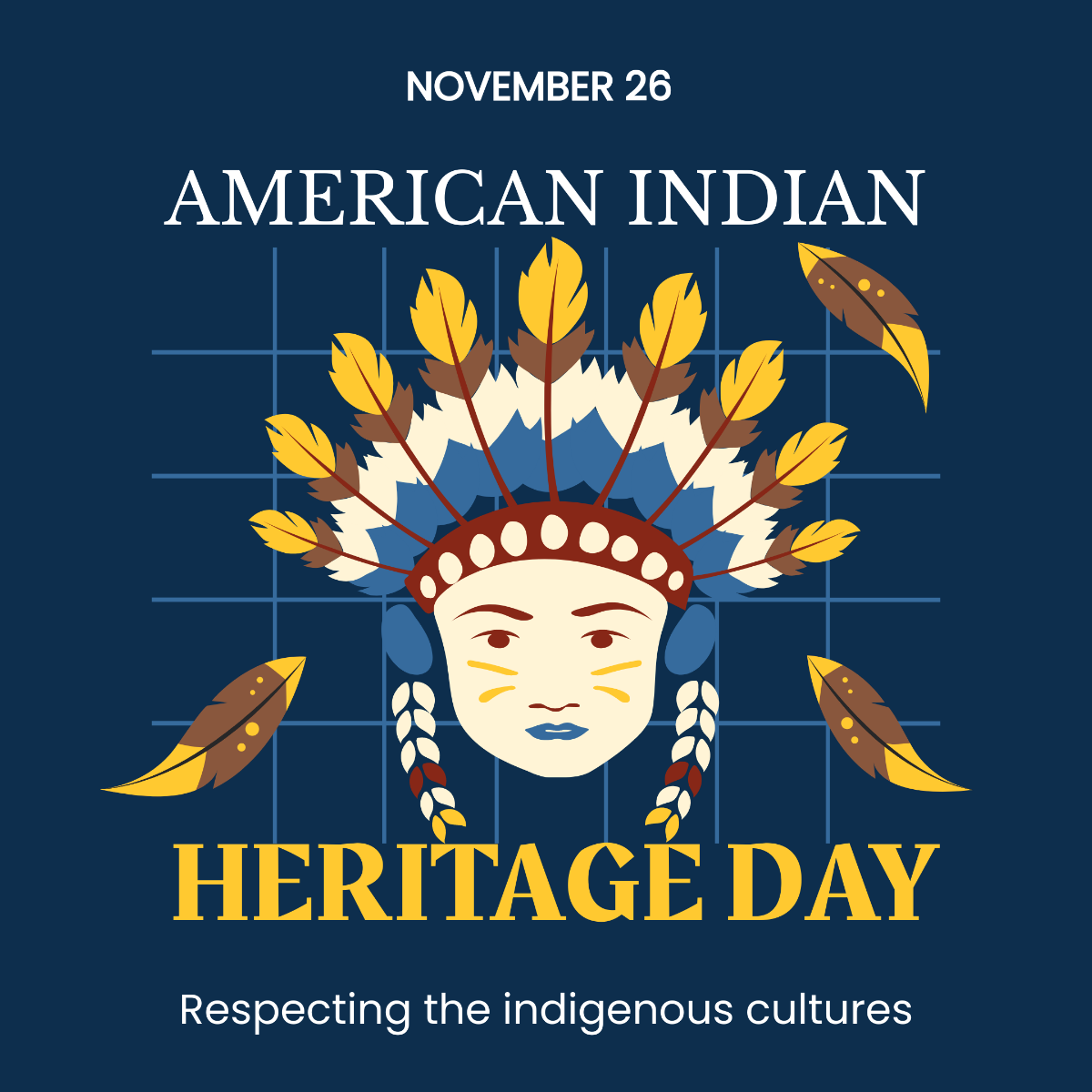 American Indian Heritage Day FB Post Template