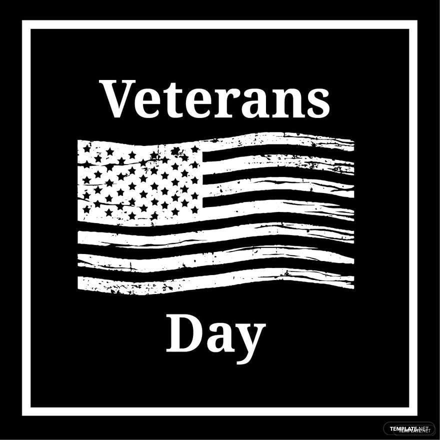 Black And White Veterans Day Clipart