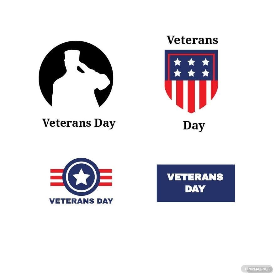 Free Veterans Day Logo Clipart in Illustrator, PSD, EPS, SVG, JPG, PNG
