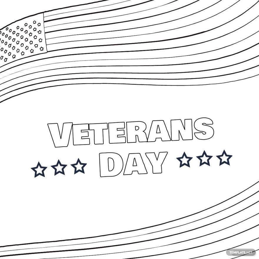 Free Veterans Day Image Drawing