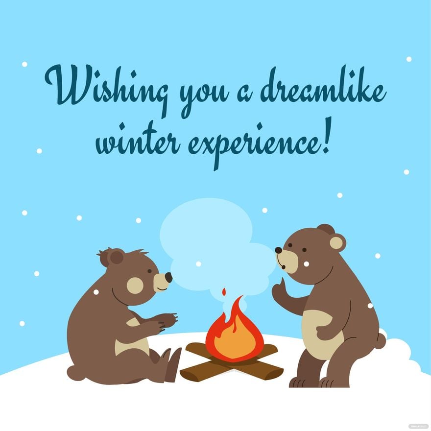Free Winter Wishes Vector in Illustrator, PSD, EPS, SVG, JPG, PNG
