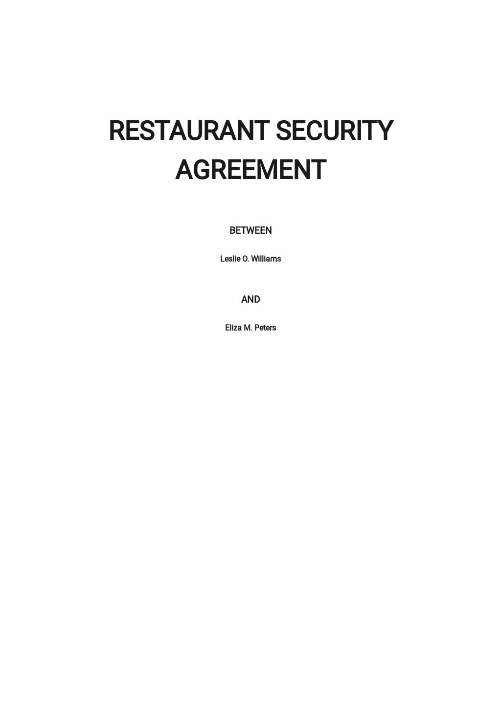 Restaurant Security Agreement Template.jpe