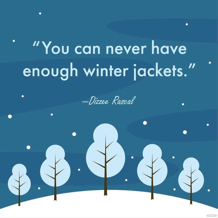 Free Winter Quote Vector in Illustrator, PSD, EPS, SVG, JPG, PNG