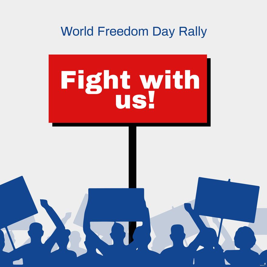 World Freedom Day Invitation Background