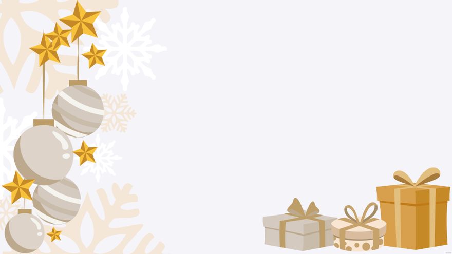 Free Gold White Christmas Background - EPS, Illustrator, JPG, PNG, SVG |  