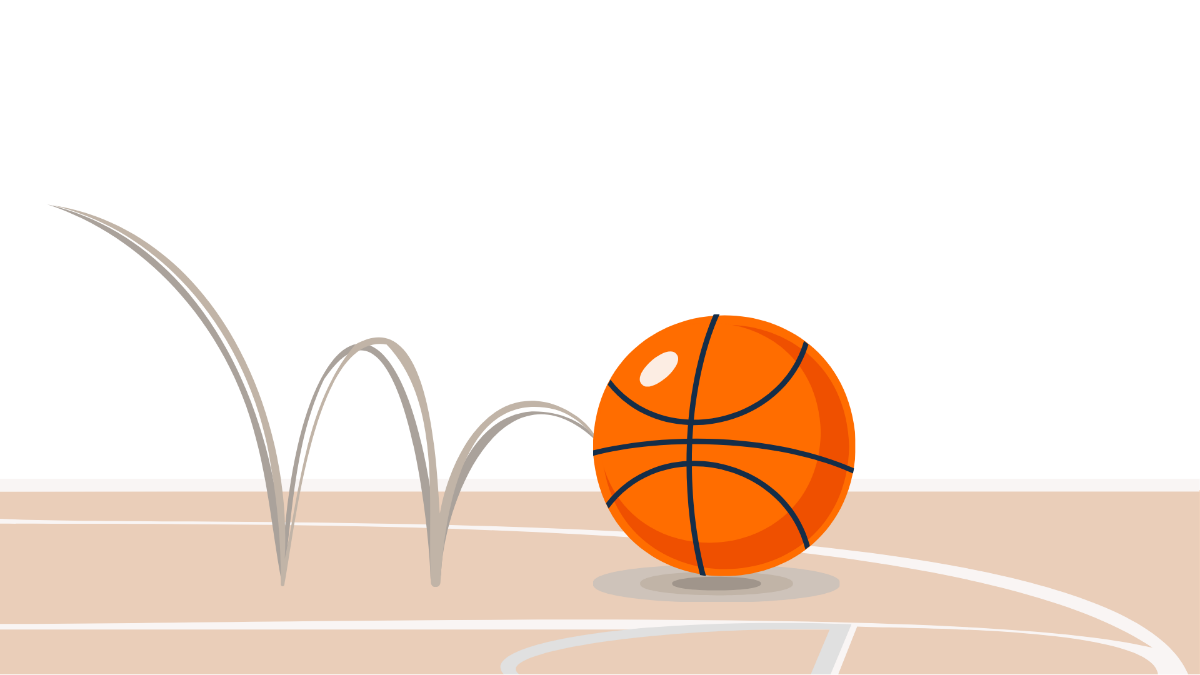 Transparent Basketball Background Template