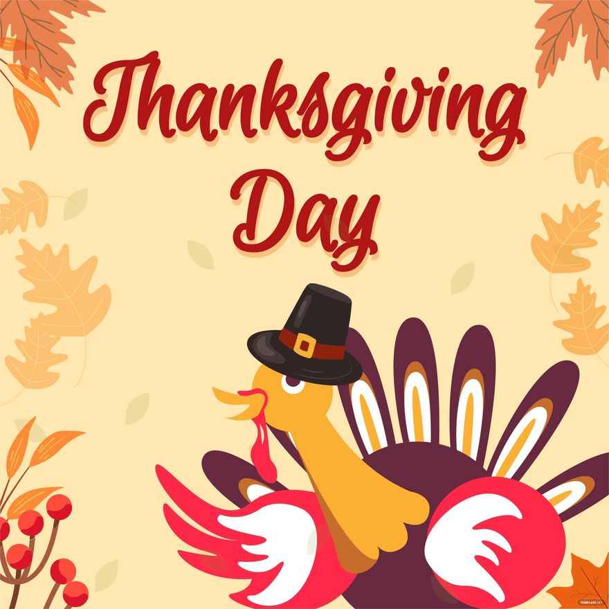 Thanksgiving Day Border Clipart Template - Edit Online & Download ...