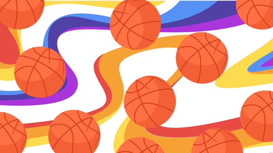 Abstract Basketball Background