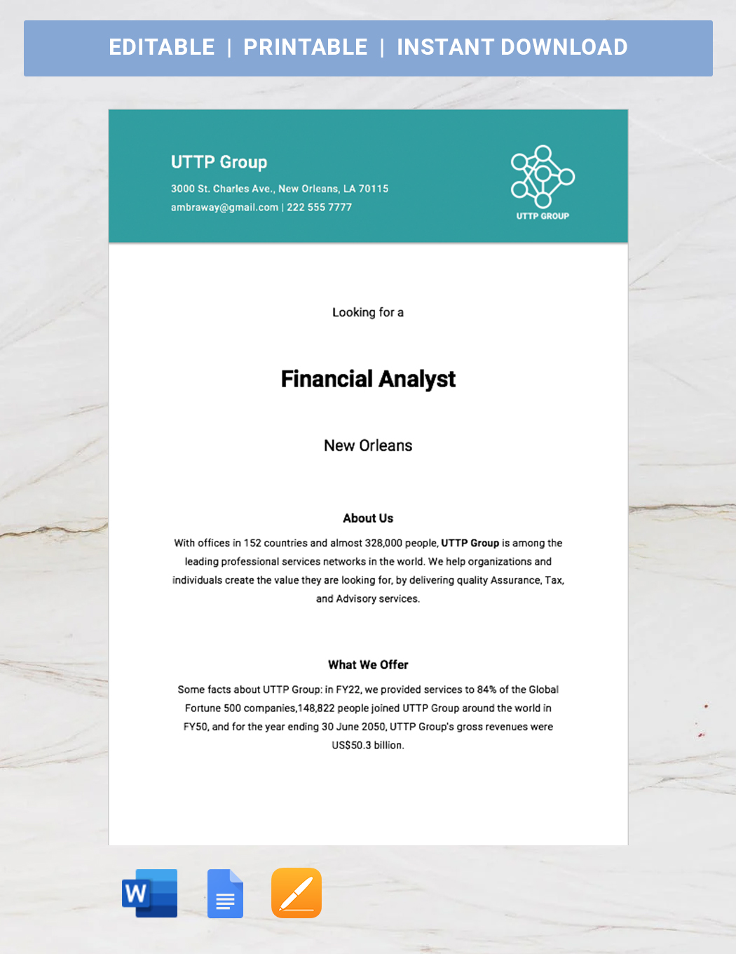 financial-analyst-templates-design-free-download-template