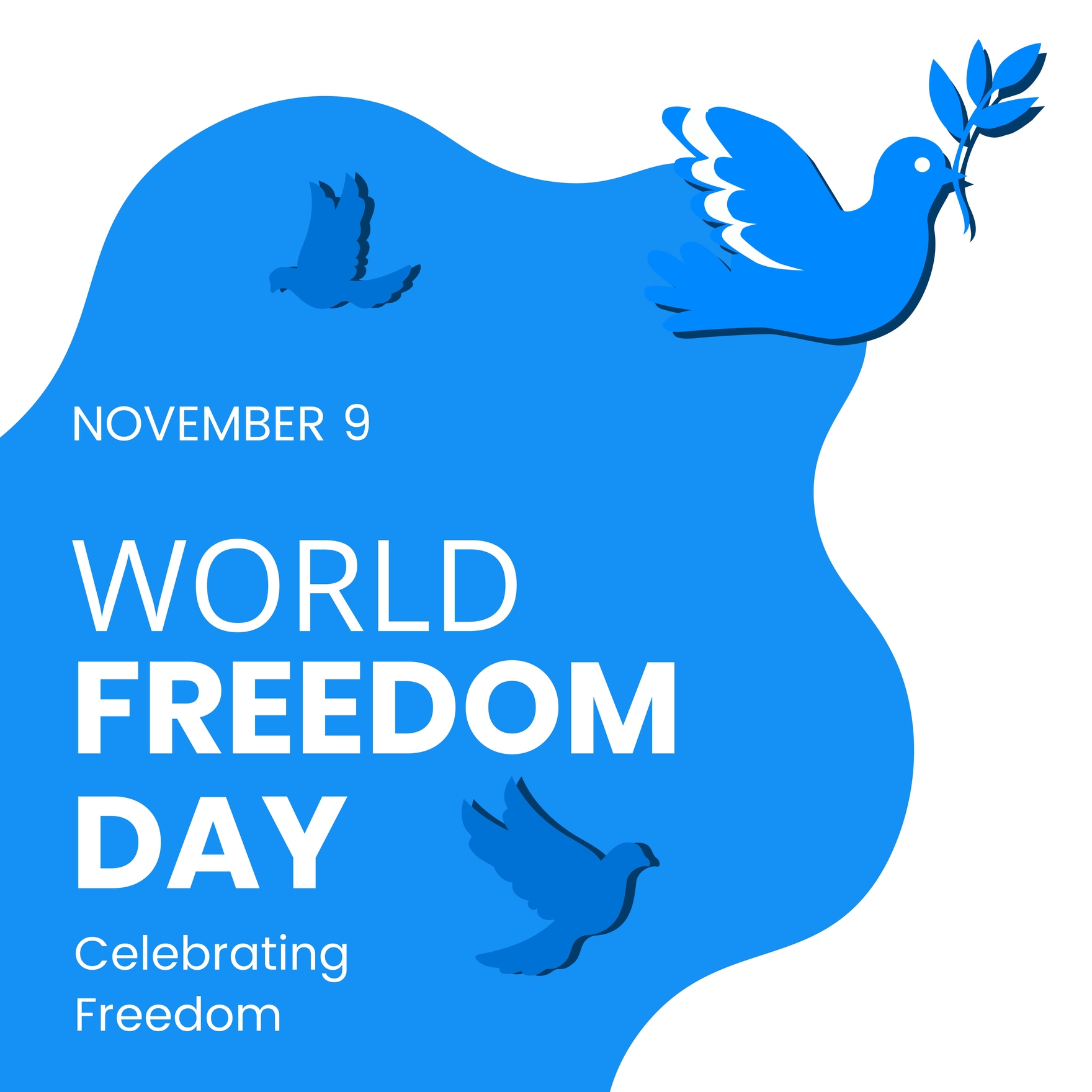 World Freedom Day Instagram Post in Illustrator, PSD, EPS, SVG, JPG, PNG