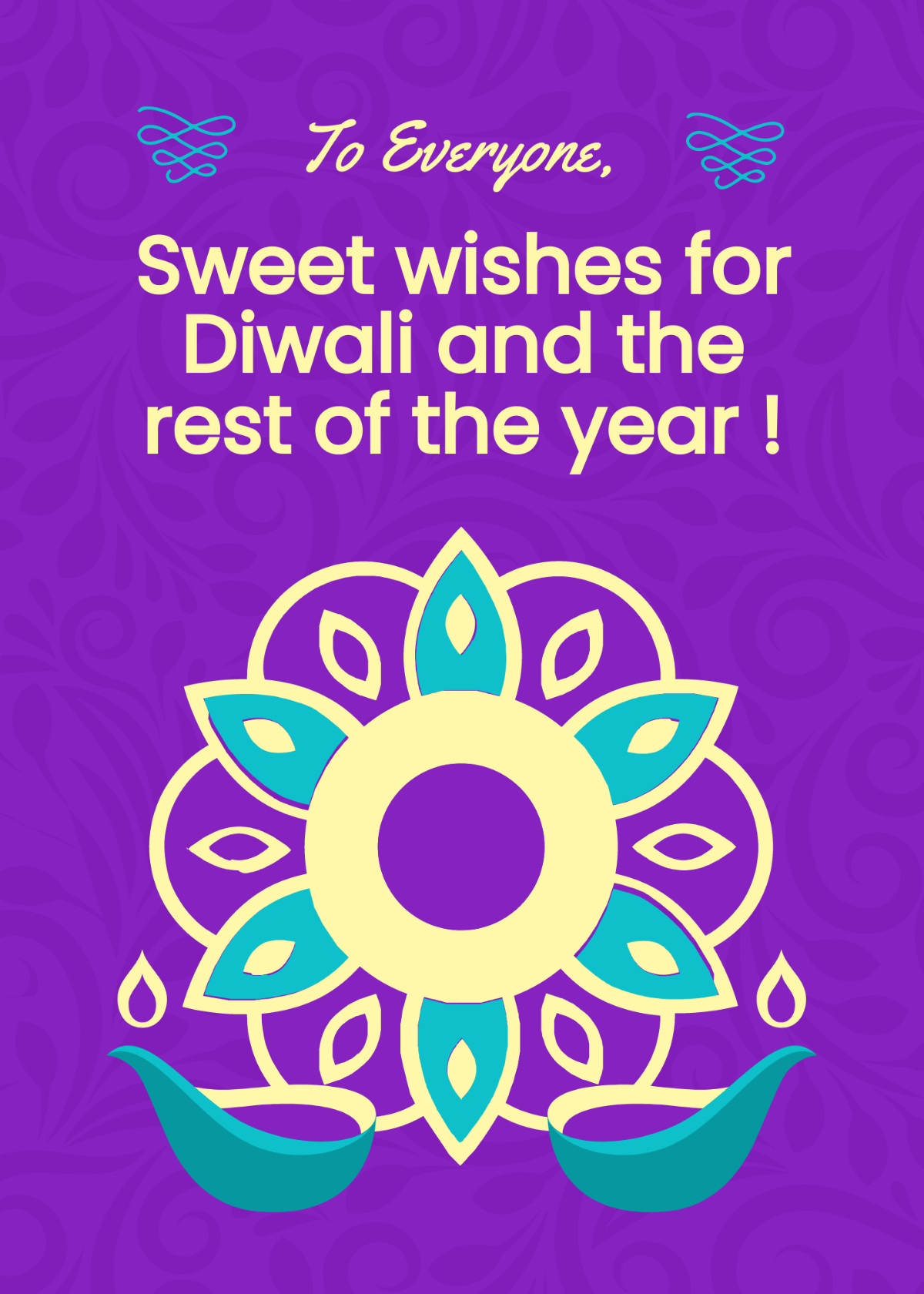 Diwali Wishes Template