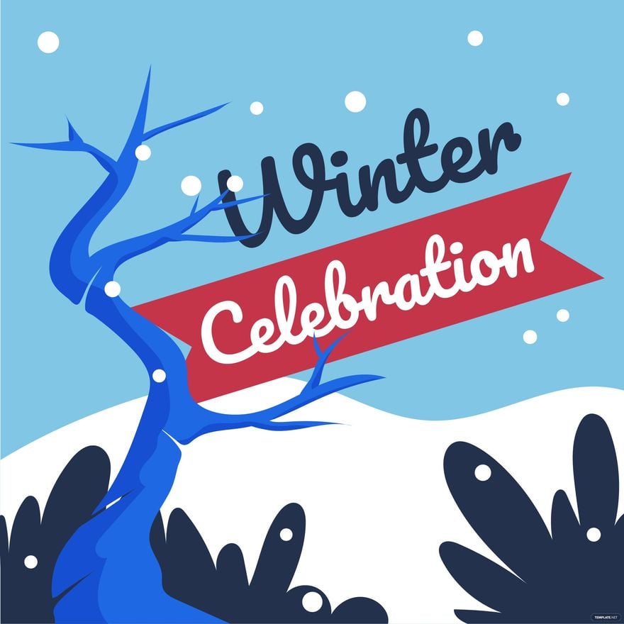 Winter Celebration Vector in Illustrator, PSD, EPS, SVG, JPG, PNG