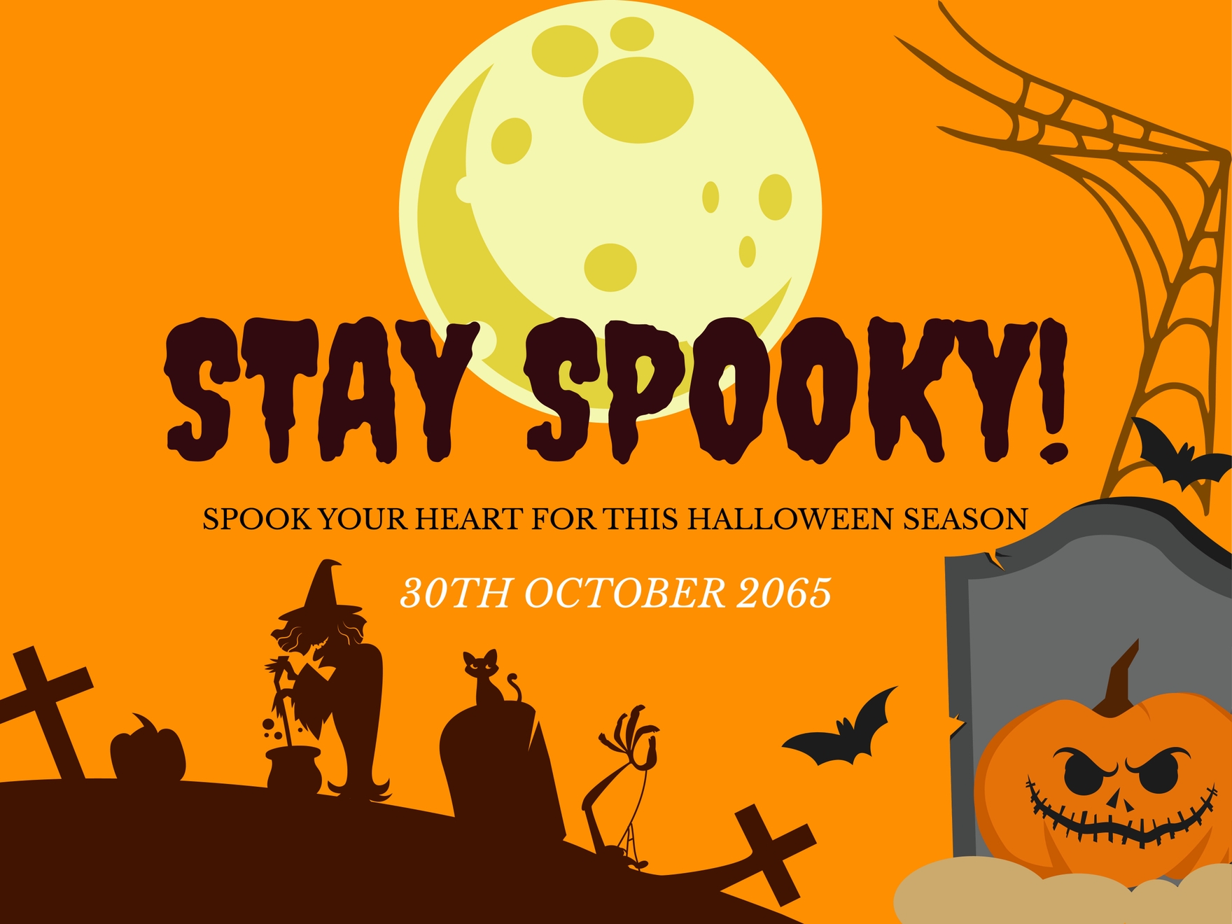 Free Halloween Blog Header in Illustrator, PSD, EPS, SVG, JPG, PNG