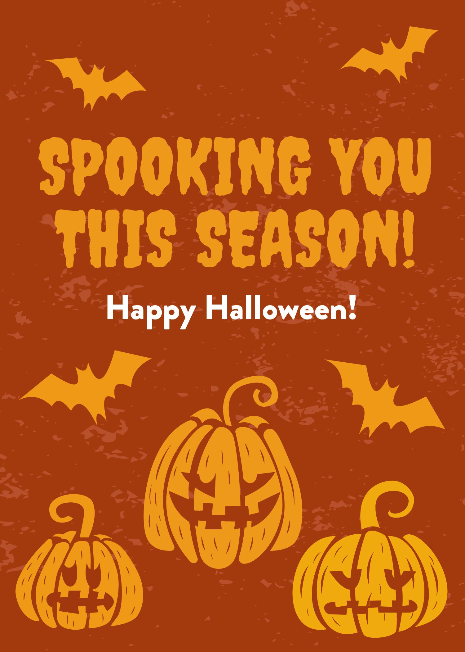Halloween Greeting Card
