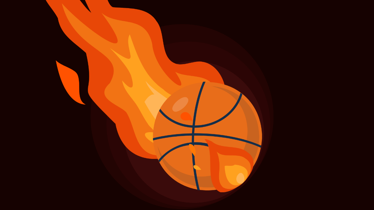 Awesome Basketball Background Template