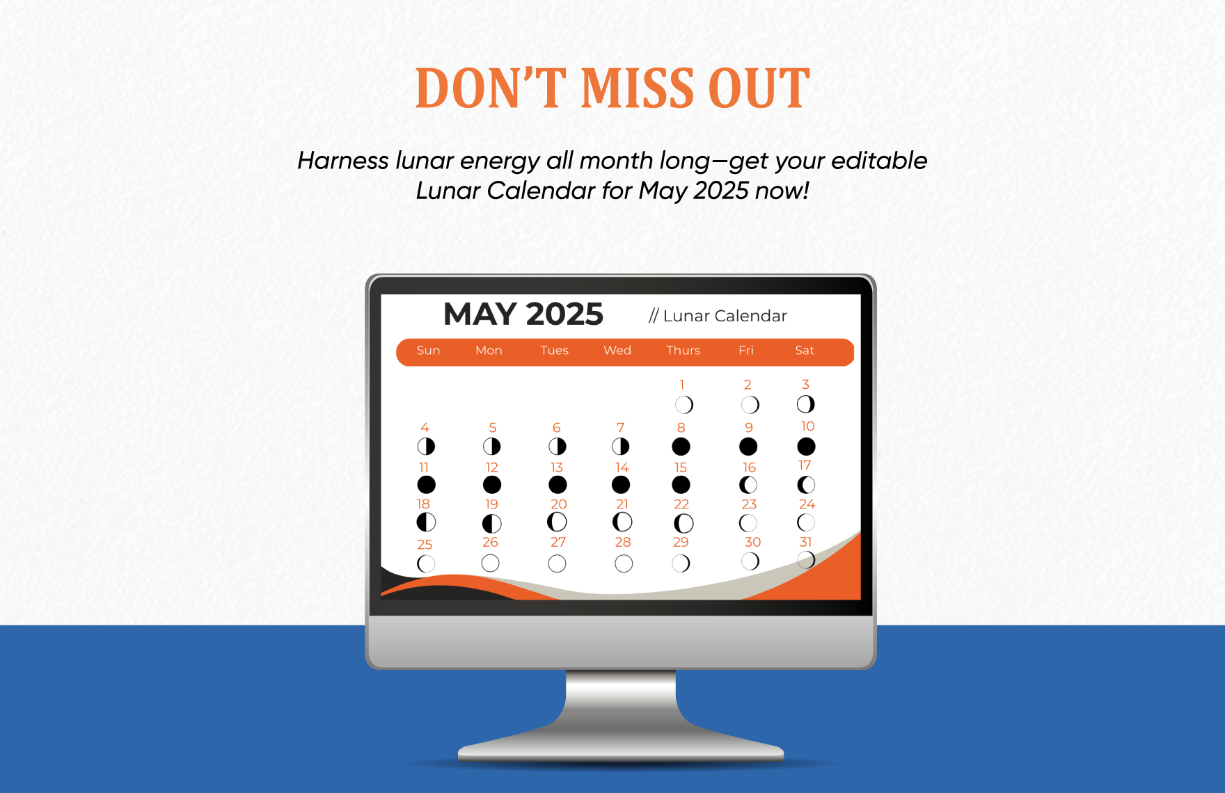 Lunar Calendar May 2025