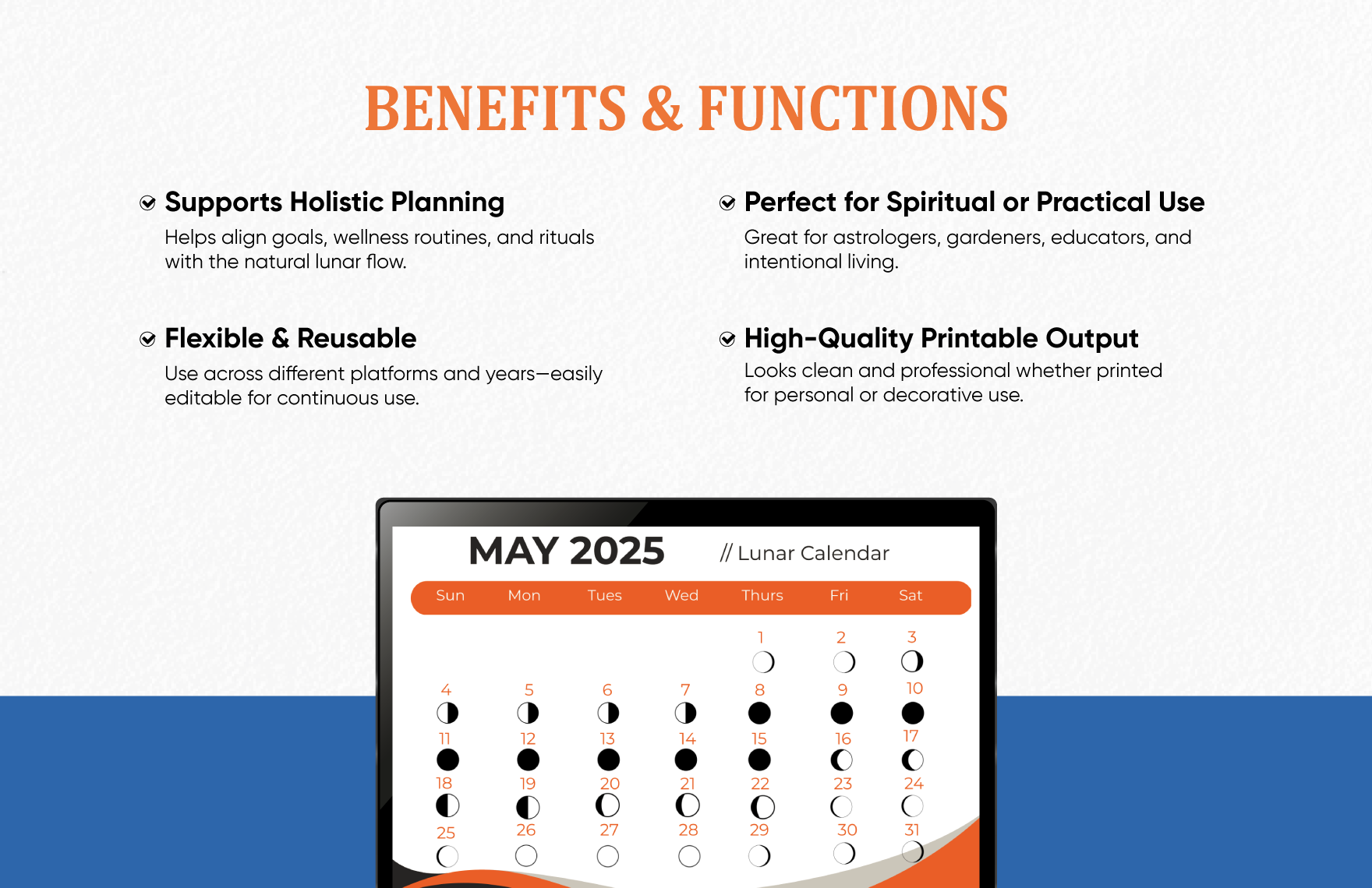 Lunar Calendar May 2025