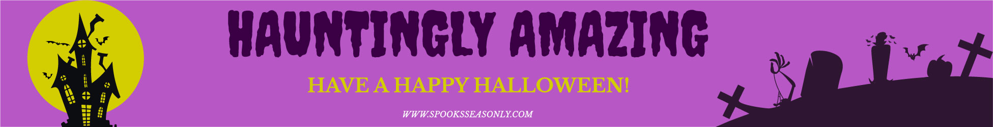 Halloween Website Banner