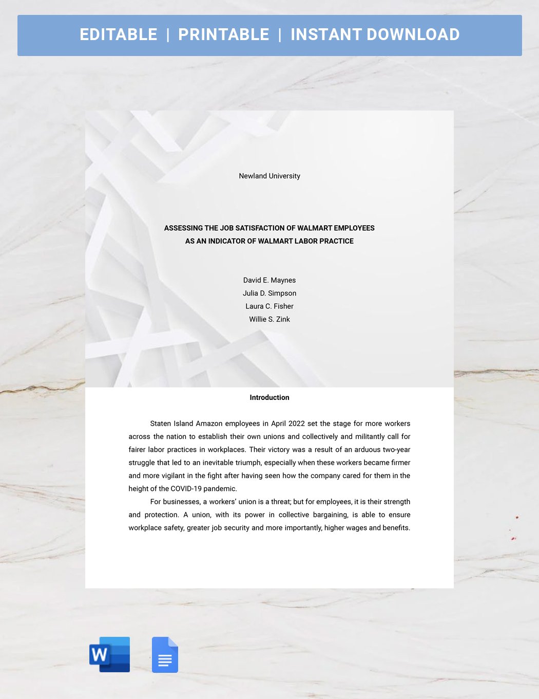 research paper template google docs free