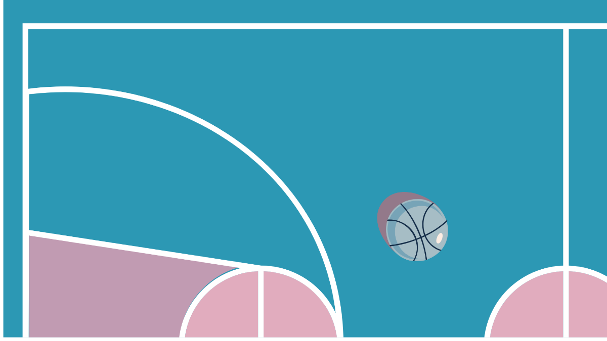 Simple Basketball Background Template