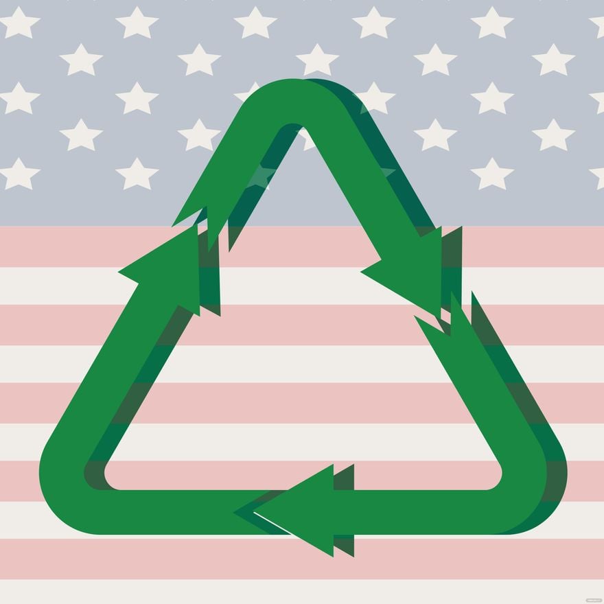 Free America Recycles Day iPhone Background