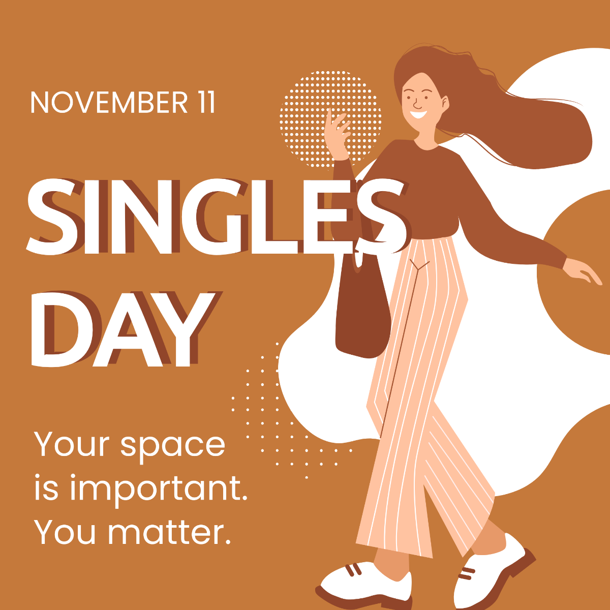 Singles Day Instagram Post Template