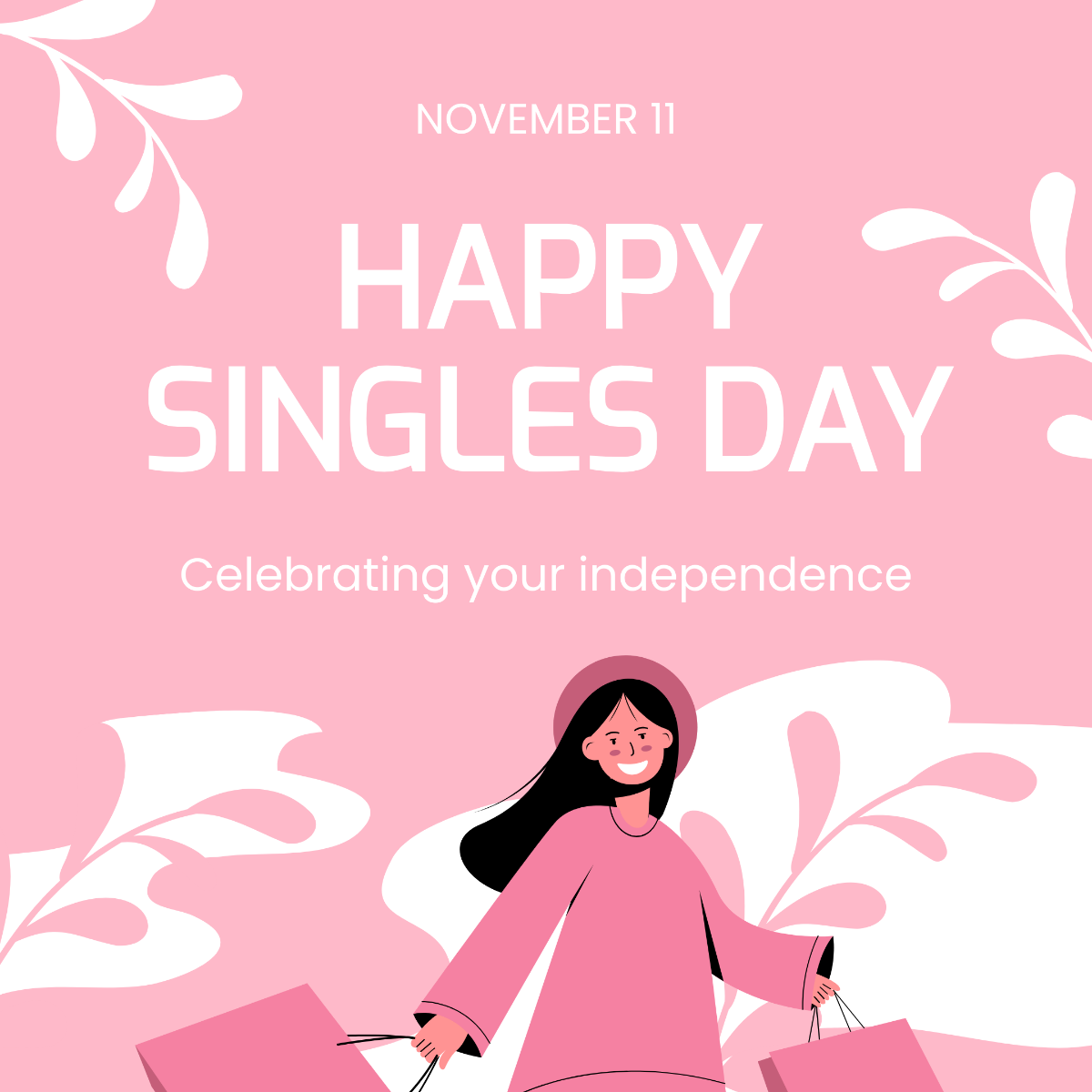 Singles Day FB Post Template