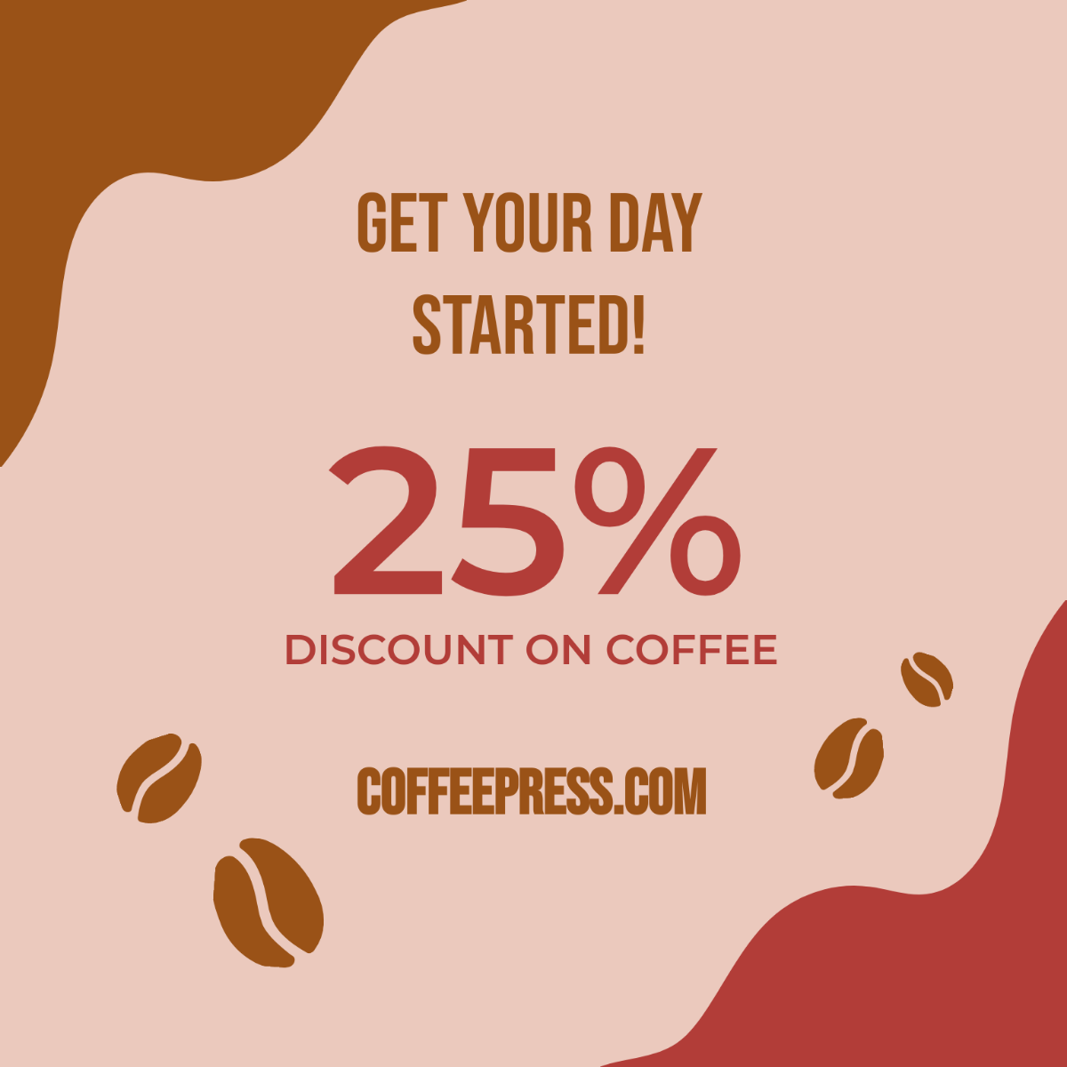 National Espresso Day Flyer Vector Template