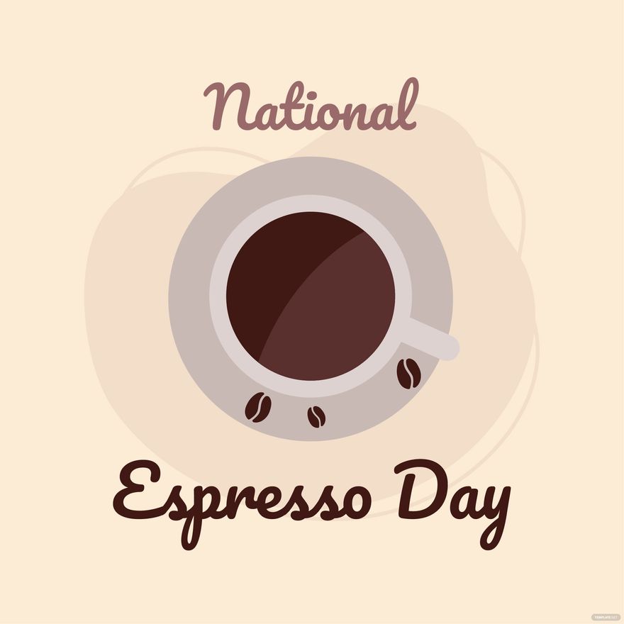 National Espresso Day Illustration