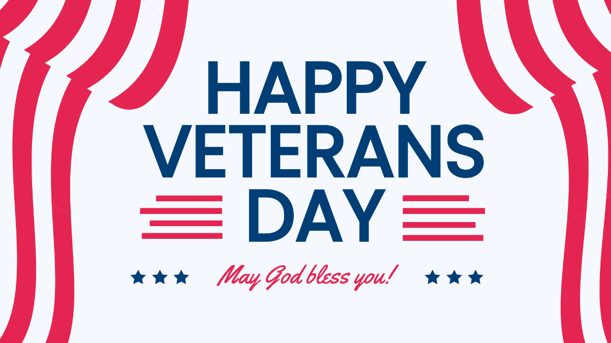 Veterans Day Flyer Background Template