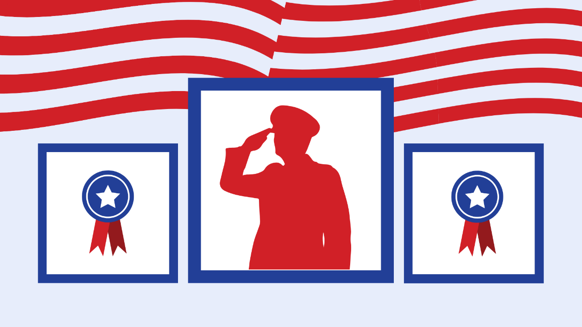 Veterans Day Picture Background Template