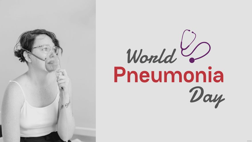 World Pneumonia Day Image Background