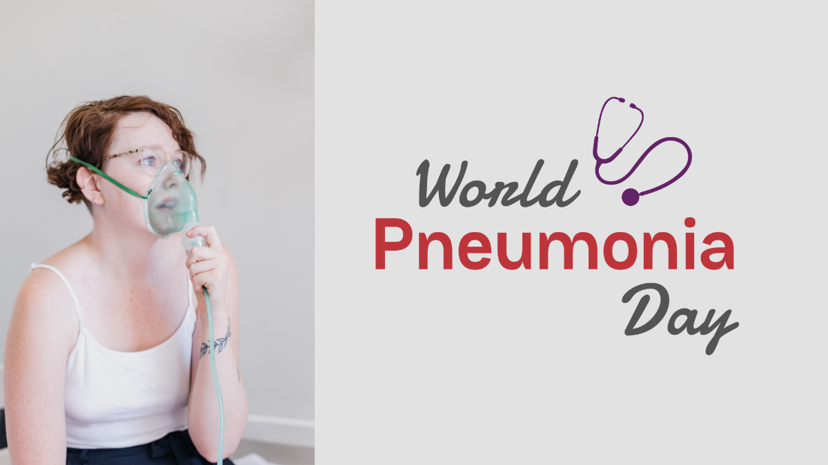 World Pneumonia Day Image Background Template