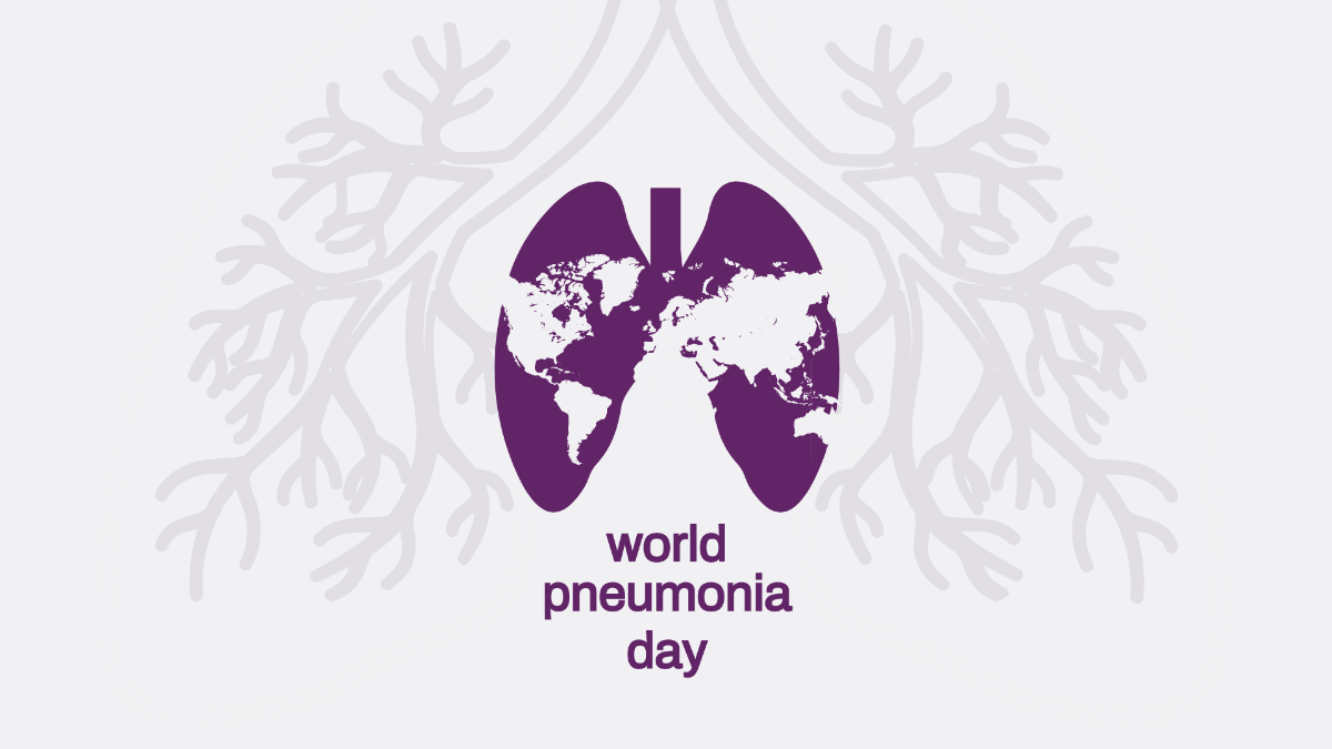 World Pneumonia Day Design Background Template