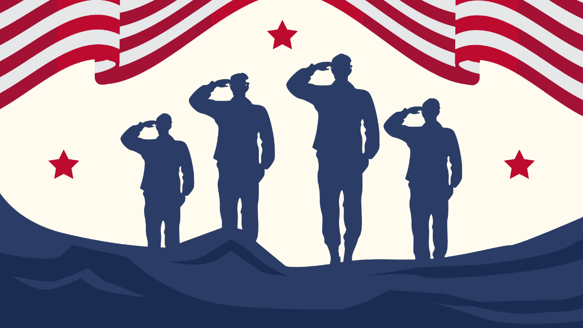 Veterans Day Image Background Template