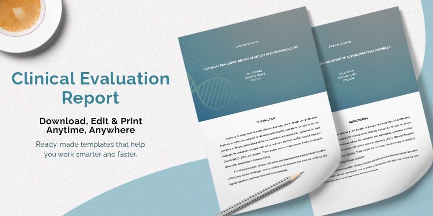 Clinical Evaluation Report Template